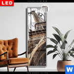 Leuchtbild Dia Eifelturm Shabby Stil Schmal Produktvorschau mit dem Bild Eifelturm Shabby Stil im Format Schmal.