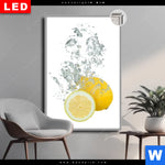 Leuchtbild Dia Ein Spritzer Zitrone Hochformat Produktvorschau mit dem Bild Ein Spritzer Zitrone im Format Hochformat.