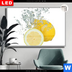 Leuchtbild Dia Ein Spritzer Zitrone Querformat Produktvorschau mit dem Bild Ein Spritzer Zitrone im Format Querformat.