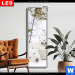 Leuchtbild Dia Eisbaerenfamilie In Winterlicher Landschaft Schmal Produktvorschau mit dem Bild Eisbärenfamilie in winterlicher Landschaft im Format Schmal.