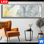 Leuchtbild Dia Elefant Entlein Panorama Produktvorschau mit dem Bild Elefant & Entlein im Format Panorama.