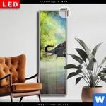 Leuchtbild Dia Elefant Im Wasser Schmal Produktvorschau mit dem Bild Elefant im Wasser im Format Schmal.
