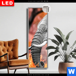 Leuchtbild Dia Elefant Savannenzauber In Afrika Schmal Produktvorschau mit dem Bild Elefant - Savannenzauber in Afrika im Format Schmal.