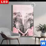 Leuchtbild Dia Elefanten Harmonie In Pastell Hochformat Produktvorschau mit dem Bild Elefanten - Harmonie in Pastell im Format Hochformat.