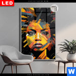 Leuchtbild Dia Erzoernte Frau Hochformat Produktvorschau mit dem Bild Erzörnte Frau im Format Hochformat.