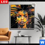 Leuchtbild Dia Erzoernte Frau Quadrat Produktvorschau mit dem Bild Erzörnte Frau im Format Quadrat.