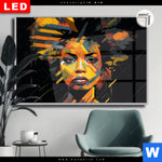 Leuchtbild Dia Erzoernte Frau Querformat Produktvorschau mit dem Bild Erzörnte Frau im Format Querformat.