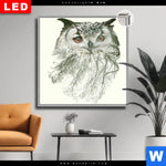 Leuchtbild Dia Eule Wald No 1 Quadrat Produktvorschau mit dem Bild Eule & Wald No.1 im Format Quadrat.