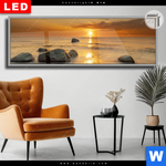 Leuchtbild Dia Ewige Ruhe Am Horizont Panorama Produktvorschau mit dem Bild Ewige Ruhe am Horizont im Format Panorama.