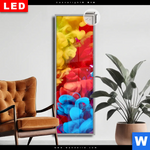 Leuchtbild Dia Farbe Im Wasser Bunt Schmal Produktvorschau mit dem Bild Farbe im Wasser - bunt im Format Schmal.