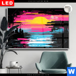 Leuchtbild Dia Farben Der Nacht Querformat Produktvorschau mit dem Bild Farben der Nacht im Format Querformat.