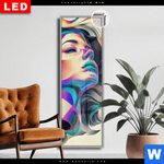 Leuchtbild Dia Farbrausch Der Seele Schmal Produktvorschau mit dem Bild Farbrausch der Seele im Format Schmal.