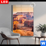 Leuchtbild Dia Felsen Bei Sonnenuntergang Hochformat Produktvorschau mit dem Bild Felsen bei Sonnenuntergang im Format Hochformat.