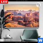 Leuchtbild Dia Felsen Bei Sonnenuntergang Querformat Produktvorschau mit dem Bild Felsen bei Sonnenuntergang im Format Querformat.