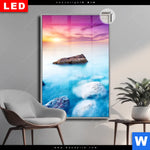 Leuchtbild Dia Felsen Im Meer Hochformat Produktvorschau mit dem Bild Felsen im Meer im Format Hochformat.