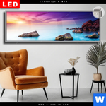 Leuchtbild Dia Felsen Im Meer Panorama Produktvorschau mit dem Bild Felsen im Meer im Format Panorama.