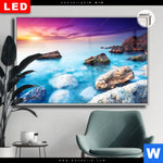 Leuchtbild Dia Felsen Im Meer Querformat Produktvorschau mit dem Bild Felsen im Meer im Format Querformat.