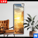 Leuchtbild Dia Felsen In Wueste Schmal Produktvorschau mit dem Bild Felsen in Wüste im Format Schmal.