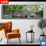 Leuchtbild Dia Felsenbach Im Regenwald Panorama Produktvorschau mit dem Bild Felsenbach im Regenwald im Format Panorama.