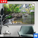 Leuchtbild Dia Felsenbach Im Regenwald Querformat Produktvorschau mit dem Bild Felsenbach im Regenwald im Format Querformat.