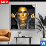 Leuchtbild Dia Fingerspitzengefuehl Quadrat Produktvorschau mit dem Bild Fingerspitzengefühl im Format Quadrat.