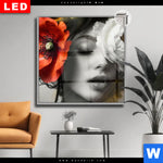 Leuchtbild Dia Florale Schoenheit Quadrat Produktvorschau mit dem Bild Florale Schönheit im Format Quadrat.