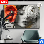 Leuchtbild Dia Florale Schoenheit Querformat Produktvorschau mit dem Bild Florale Schönheit im Format Querformat.