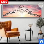 Leuchtbild Dia Fluegel Der Freiheit Panorama Produktvorschau mit dem Bild Flügel der Freiheit im Format Panorama.