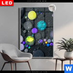 Leuchtbild Dia Fluid Art Bubbless No 1 Hochformat Produktvorschau mit dem Bild Fluid Art - Bubbless No.1 im Format Hochformat.