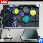 Leuchtbild Dia Fluid Art Bubbless No 1 Querformat Produktvorschau mit dem Bild Fluid Art - Bubbless No.1 im Format Querformat.