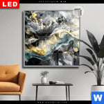 Leuchtbild Dia Fluid Art Duftende Blueten Quadrat Produktvorschau mit dem Bild Fluid Art - Duftende Blüten im Format Quadrat.