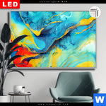 Leuchtbild Dia Fluid Art Floral No 2 Querformat Produktvorschau mit dem Bild Fluid Art Floral No.2 im Format Querformat.