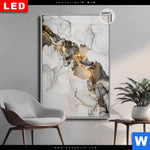 Leuchtbild Dia Fluid Art Gold Hochformat Produktvorschau mit dem Bild Fluid Art Gold im Format Hochformat.