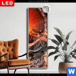Leuchtbild Dia Fluid Art Lavastrom Schmal Produktvorschau mit dem Bild Fluid Art Lavastrom im Format Schmal.