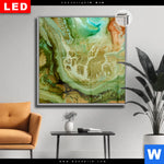 Leuchtbild Dia Fluid Art Naturschauspiel Quadrat Produktvorschau mit dem Bild Fluid Art Naturschauspiel im Format Quadrat.