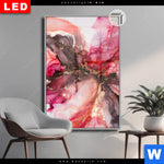 Leuchtbild Dia Fluid Art Rot Braun Hochformat Produktvorschau mit dem Bild Fluid Art Rot & Braun im Format Hochformat.