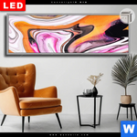 Leuchtbild Dia Fluid Art Sweets Panorama Produktvorschau mit dem Bild Fluid Art Sweets im Format Panorama.