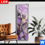 Leuchtbild Dia Fluid Art Violett Schmal Produktvorschau mit dem Bild Fluid Art Violett im Format Schmal.