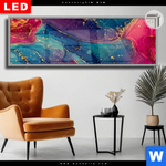 Leuchtbild Dia Fluid Fantasia Panorama Produktvorschau mit dem Bild Fluid Fantasia im Format Panorama.