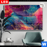 Leuchtbild Dia Fluid Fantasia Querformat Produktvorschau mit dem Bild Fluid Fantasia im Format Querformat.