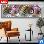 Leuchtbild Dia Fraktale Kunst No 1 Panorama Produktvorschau mit dem Bild Fraktale Kunst No.1 im Format Panorama.