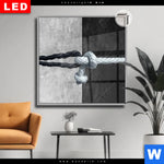 Leuchtbild Dia Freundschaft Respekt Quadrat Produktvorschau mit dem Bild Freundschaft & Respekt im Format Quadrat.