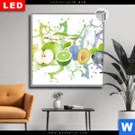 Leuchtbild Dia Fruchtspritzer Quadrat Produktvorschau mit dem Bild Fruchtspritzer im Format Quadrat.