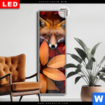 Leuchtbild Dia Fuchs Im Herbstlaub Schmal Produktvorschau mit dem Bild Fuchs im Herbstlaub im Format Schmal.