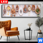 Leuchtbild Dia Gesunde Vielfalt Aus Loeffeln Panorama Produktvorschau mit dem Bild Gesunde Vielfalt aus Löffeln im Format Panorama.