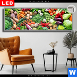 Leuchtbild Dia Gesundes Gemuese Panorama Produktvorschau mit dem Bild Gesundes Gemüse im Format Panorama.
