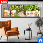 Leuchtbild Dia Getrocknete Kraeuter Panorama Produktvorschau mit dem Bild Getrocknete Kräuter im Format Panorama.