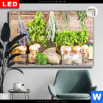 Leuchtbild Dia Getrocknete Kraeuter Querformat Produktvorschau mit dem Bild Getrocknete Kräuter im Format Querformat.