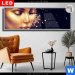 Leuchtbild Dia Golden Girl Panorama Produktvorschau mit dem Bild Golden Girl im Format Panorama.