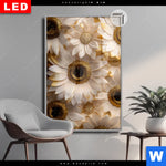 Leuchtbild Dia Goldene Bluetenpracht Hochformat Produktvorschau mit dem Bild Goldene Blütenpracht im Format Hochformat.